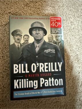 Bill O'Reilly Killing Patton Paperback Book - Black & Gray Cover